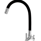 Torneira Cozinha Parede Flexível Color Preta C-72