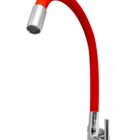 Torneira Cozinha Parede Flexível Color Red  C-72