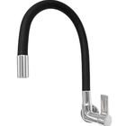 Torneira Cozinha Parede Flexível Luxo Color Preta C-65 Preta
