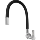 Torneira Cozinha Parede Flexível Luxo Color Preta C-65 Preta