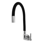 Torneira Cozinha Parede Flexível Preta Metal Premium Gourmet