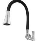 Torneira Cozinha Parede Gourmet Cônico Preta/cr 2168 C-65