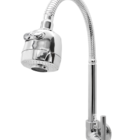 Torneira Cozinha Parede Gourmet Ducha Cromado C-72 Prateado