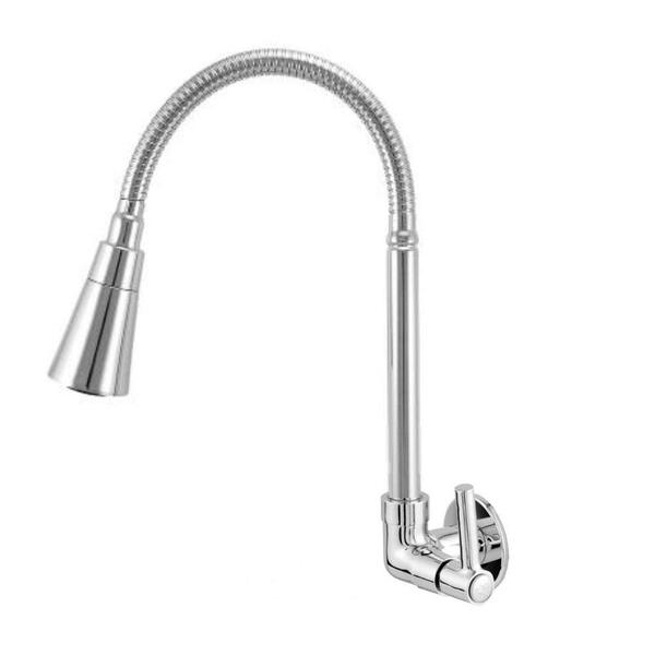 Torneira Cozinha Parede Gourmet Flexível Cone 1/4 De Volta Ca