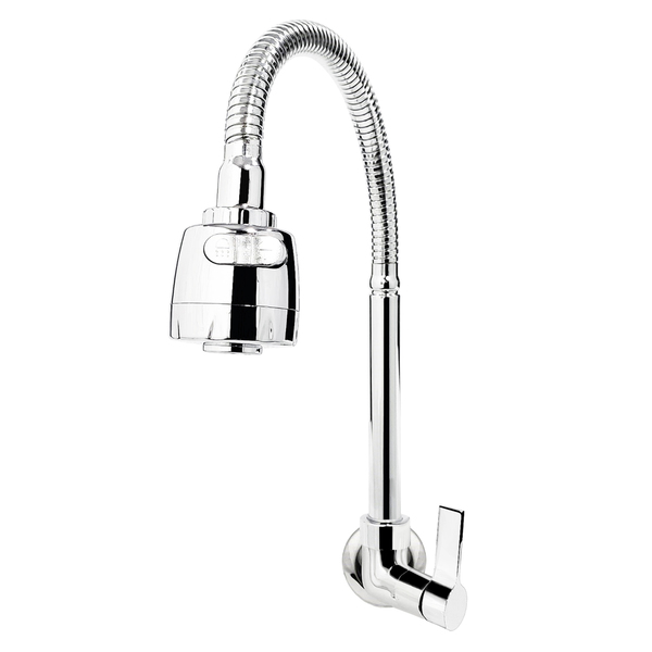 Torneira Cozinha Parede Gourmet Jr Flexível 1/4 Volta C70