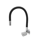 Torneira Cozinha Parede Gourmet Tubo Colorido Preto Flexível