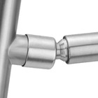 Torneira Cozinha Parede Inox Escovado C/bica Articulada 360