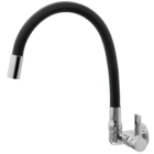 Torneira Cozinha Parede Luxo Gourmet Preta 1/4 Volta Fauzi C70