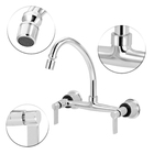 Torneira Cozinha Parede Misturador Arejador Articulado 1/4v.