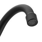 Torneira Cozinha Parede Preto Metal Bica Movel Black 1/4 V.