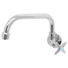 Torneira Cozinha Parede Reta Metal 5/8" 1/4 Volta Fauzi C23