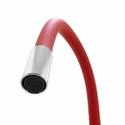 Torneira Cozinha Parede Tubo Gourmet Colorido Vermelho 1/4v