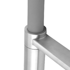 Torneira Cozinha Pia Gourmet Monocomando Inox Flexível Cinza