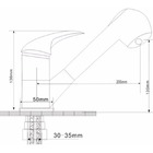 Torneira Cozinha Pia Monocomando Flexível Prateada Luxo