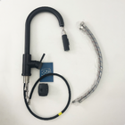 Torneira Cozinha Preta Fosca Inox 304 Monocomando Bancada Fle