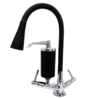 Torneira Cozinha Preta Mesa/bancada Gourmet 2 Jatos C-34 Del