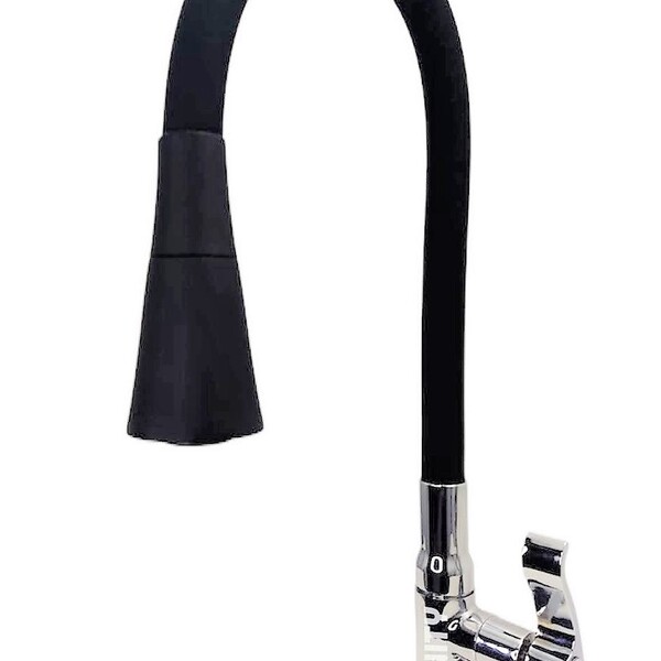 Torneira Cozinha Preta Pia Mesa/bancada Gourmet2 Jatos  C-70