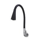 Torneira Cozinha Preto Gourmet Parede Tubo Conic 2 Jatos