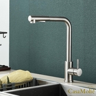 Torneira Cozinha Pull Out Inox Prata C/ Monocomando