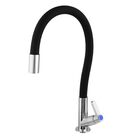 Torneira Cozinha Silicone Flexivel 360 Metal Cromado Bancada