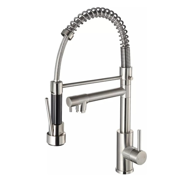 Torneira Cozinha Spray Extensor Gourmet Monocomando Inox Esti