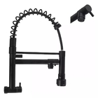 Torneira Cozinha Stillus Home 50cm Parede Monocomando Preta P