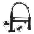 Torneira Cozinha Stillus Home 50cm Parede Monocomando Preta P