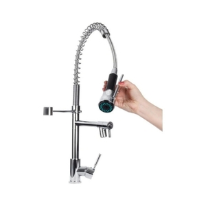 Foto de Torneira Cozinha Stillus Home Monocomando 50cm Brilhante Prata