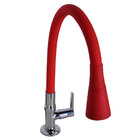 Torneira Cozinha Vermelha Gourmet Bancada Tubo Conico 2jatos