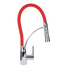 Torneira Cozinhagourmet Misturador Flexível Vermelha Premium