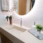 Torneira Cromada Banheiro 1/4 Volta Bica Alta - Lexxa