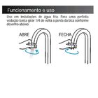 Torneira Cuba Banheiro Lavatório Easy Link Alta Rose