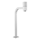 Torneira Cuba Banheiro Quadrada Link Metal Inox Cromo 90º