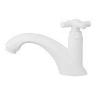 Torneira Curta De Cor Branca Para Lavatório E Instalação De M