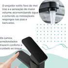 Torneira de Bancada Bica Alta Reta de 90 º Graus Modelo Quadr