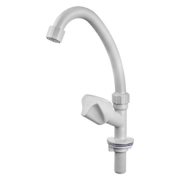 Torneira De Bancada Com Bica Móvel Em Pvc Plus 2756 Herc - Br