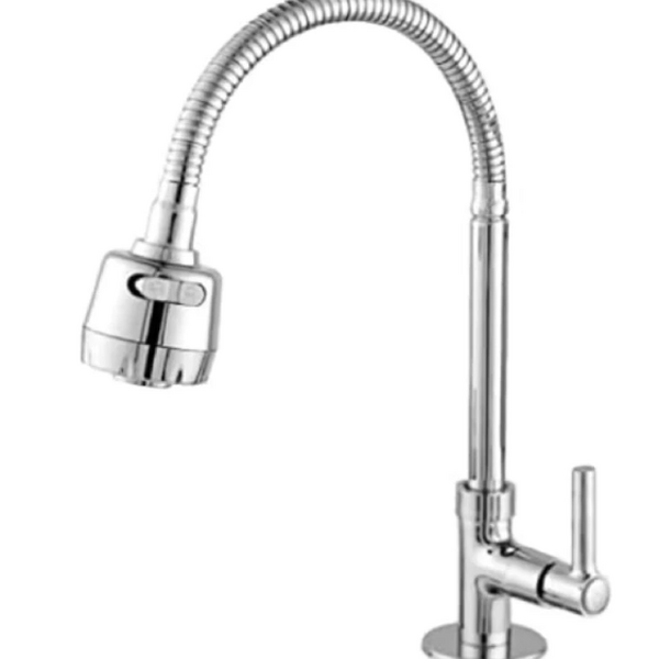 Torneira De Bancada Na Pia De Cozinha Tubo Flexível Gourmet C