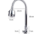 Torneira De Bancada Na Pia De Cozinha Tubo Flexível Gourmet C