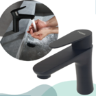 Torneira de Banheiro e/ou Lavabo Monocomando Bancada Cor Pret