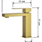 Torneira De Banheiro Lavabo Luxo Viena Monocomando Aço Inox 3