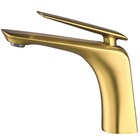 Torneira De Banheiro Lavabo Misturador Monocomando Dourada Es