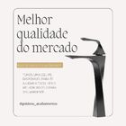 Torneira De Banheiro Lavabo Paris Monocomando 100% Metal Prem