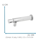 Torneira De Banheiro/lavatório Oliveira 1158 Automática Com T