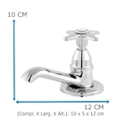 Torneira De Banheiro/lavatório Oliveira 1193 C-23 Em Metal Fi