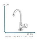 Torneira De Banheiro/lavatório Oliveira 1198 C-50 1/4 Volta D