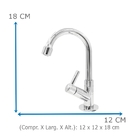Torneira De Banheiro/lavatório Oliveira Luxo C-72 1/4 Volta D