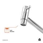 Torneira De Banheiro Monocomando Alta Aurá Pingoo.casa - Prata