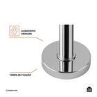 Torneira De Banheiro Monocomando Alta Aurá Pingoo.casa - Prata