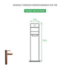 Torneira De Banheiro Monocomando Bica Alta Redonda Rose Gold