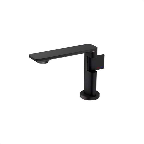 Torneira De Banheiro Monocomando Dobradiça Preto Luxo